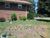 residental rain garden during planting