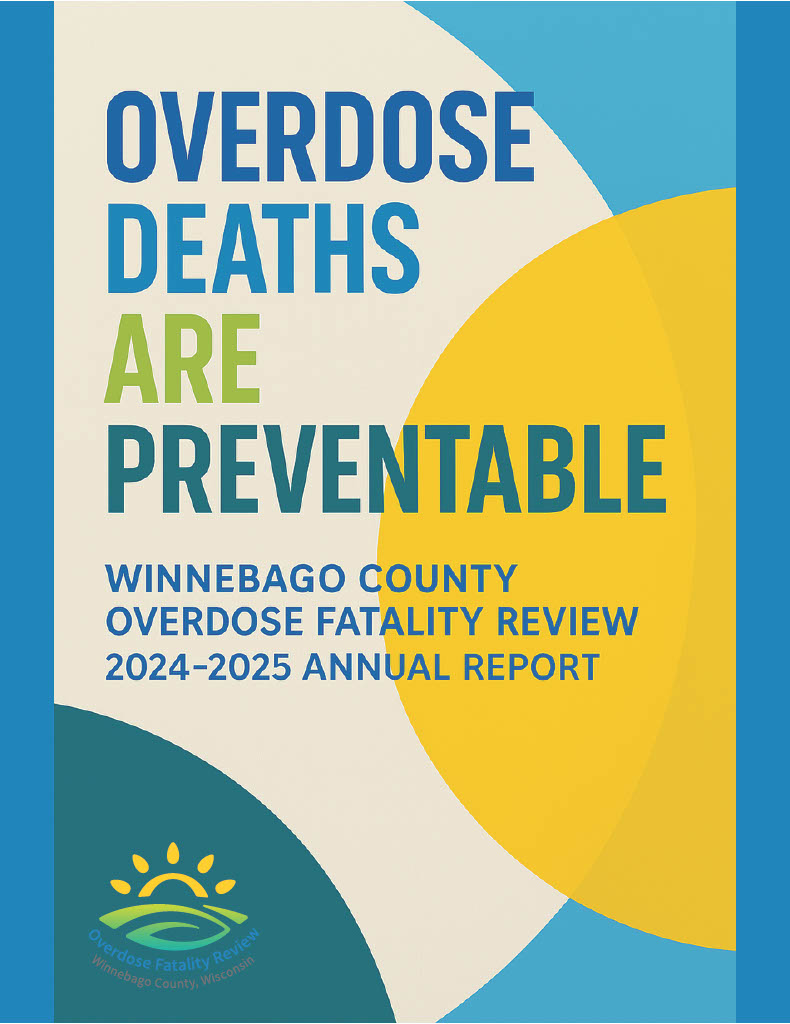 Cover of 2024-2025 overdose fatality review annual report