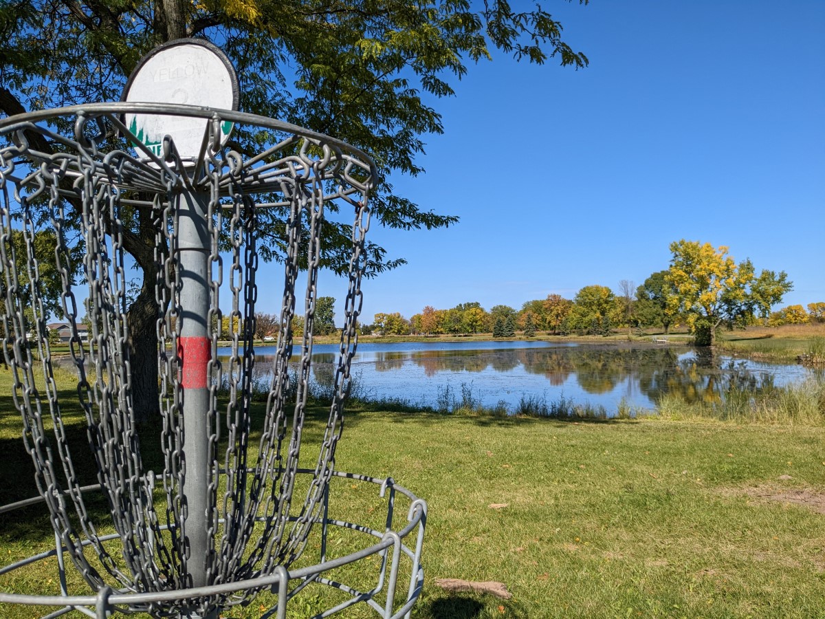 Disc Golf Course Hole at Park