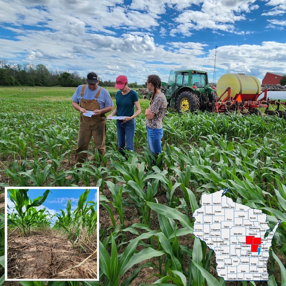 Photo of Farmer in NOPP field, Winnebago County