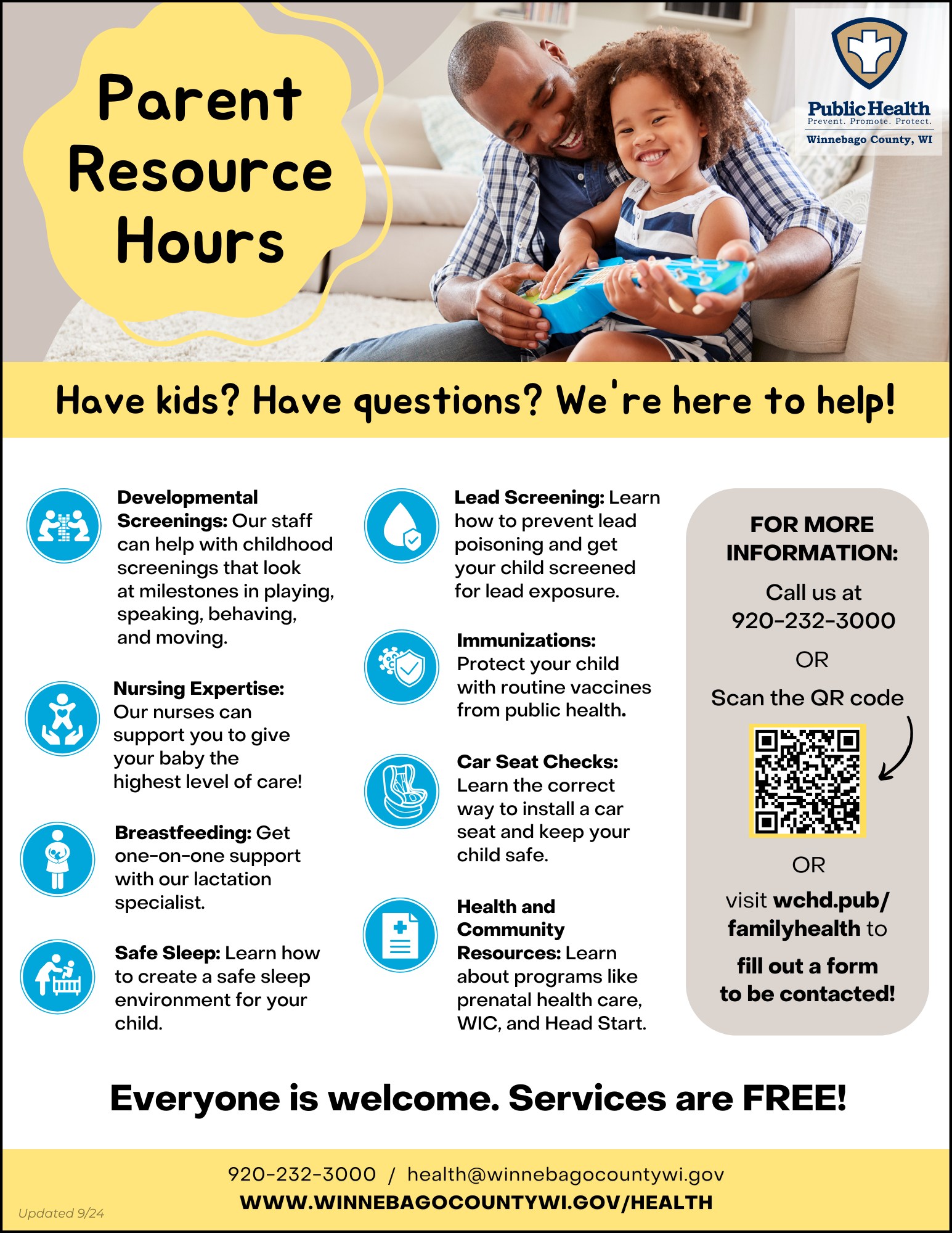 Parent Resource Hours in English