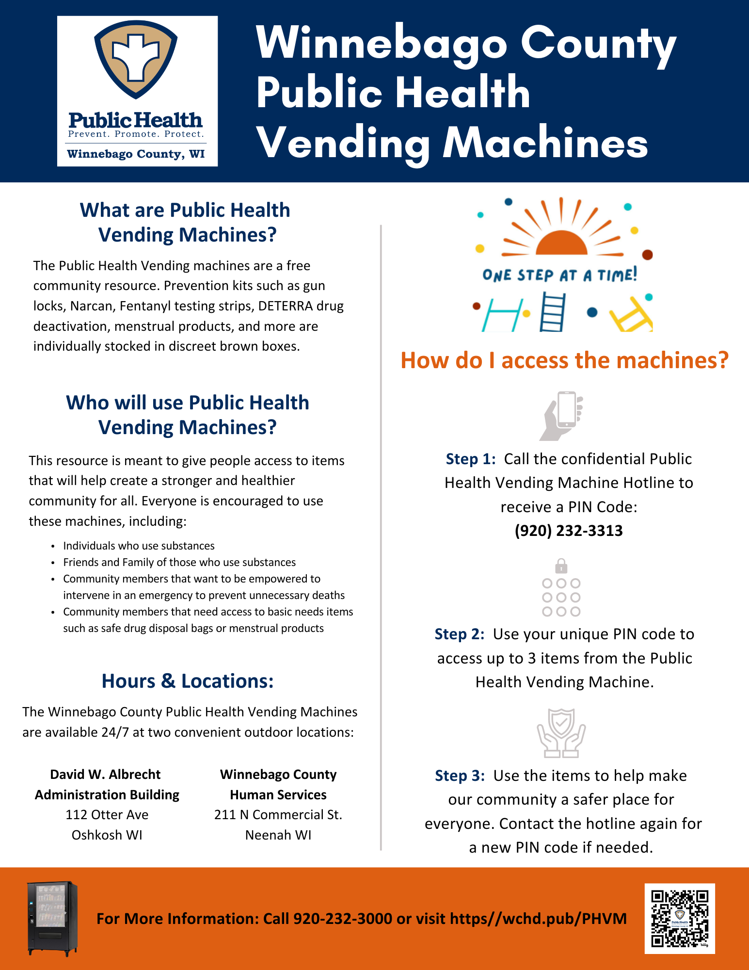Public Health Vending Machines Information Flyer