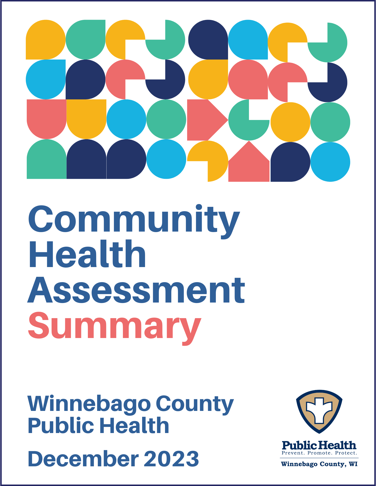 Community Health Assessment Summary Cover