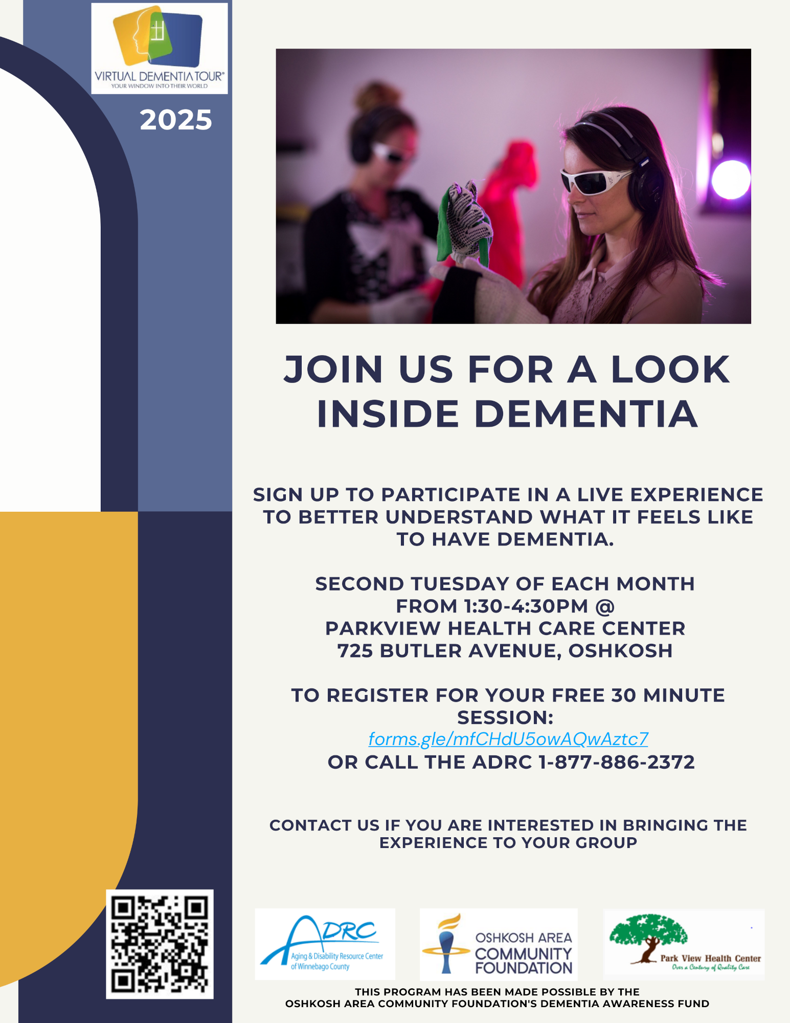 Virtual Dementia Tour 2025