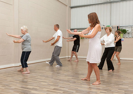 Tai Chi in a studio