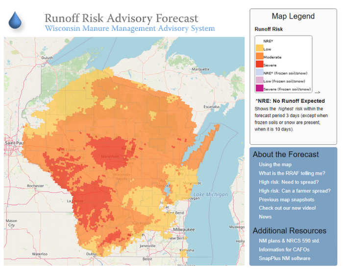 Photo of the Runoff Risk Management Forecast Application