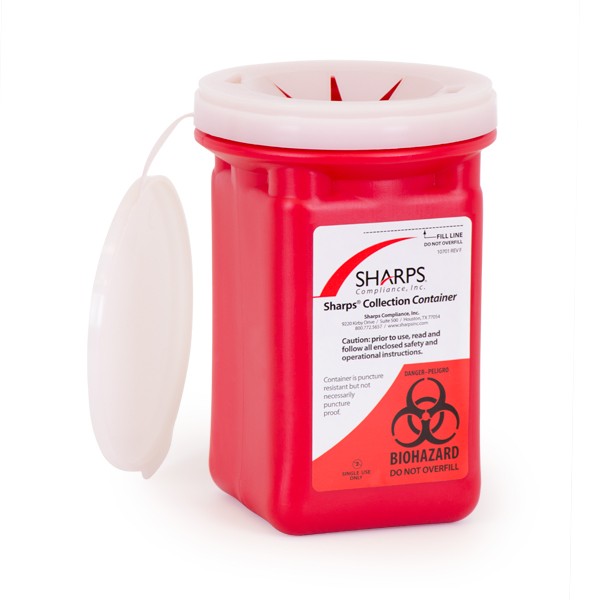 Image of sharps container